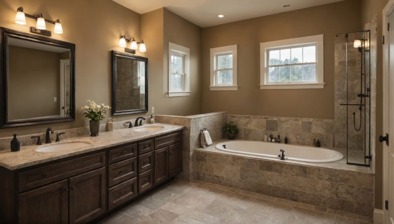 Spacious Master Bathroom Renovation